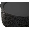 Mauro Ferretti tavolino Blacky Ø 35x50 cm oro nero