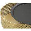 Mauro Ferretti Tavolino Glovy Ø 40x65 cm oro nero