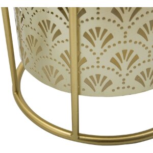 Mauro Ferretti Golvy set di 2 portafiori Ø 21x40 e 19x22 cm oro