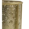 Mauro Ferretti Golvy set di 2 portafiori Ø 21x40 e 19x22 cm oro