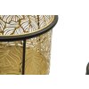 Mauro Ferretti Leavy set di 2 portafiori Ø 21x40 e 19x22 cm oro nero