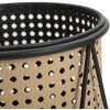 Mauro Ferretti Osaka set di 2 portafiori Ø 21x40 e 19x22 cm nero crema