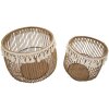 Mauro Ferretti set cesto Fuji 2 pezzi Ø 47x39,5-34x36,5 cm marrone