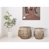Mauro Ferretti set cesto Fuji 2 pezzi Ø 47x39,5-34x36,5 cm marrone
