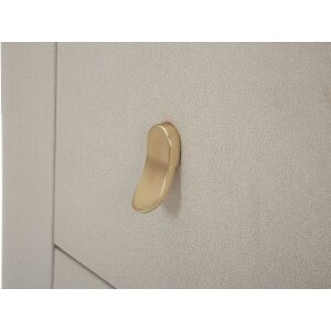 Mauro Ferretti comodino beauty 60x40x47 cm crema oro