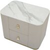 Mauro Ferretti comodino beauty 60x40x47 cm crema oro