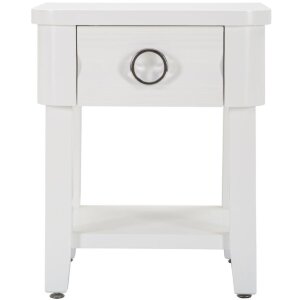 Mauro Ferretti comodino lucido 45x40x54 cm bianco