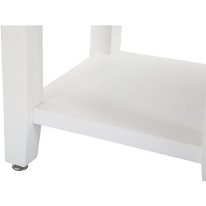 Mauro Ferretti comodino lucido 45x40x54 cm bianco