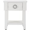 Mauro Ferretti comodino lucido 45x40x54 cm bianco