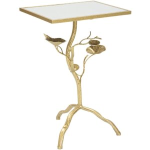 Tavolino Mauro Ferretti Tisty 40x30x60 cm oro