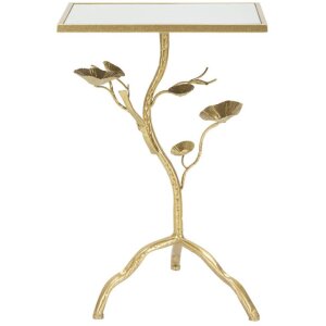 Tavolino Mauro Ferretti Tisty 40x30x60 cm oro