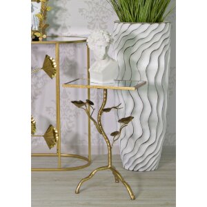 Tavolino Mauro Ferretti Tisty 40x30x60 cm oro