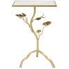 Tavolino Mauro Ferretti Tisty 40x30x60 cm oro