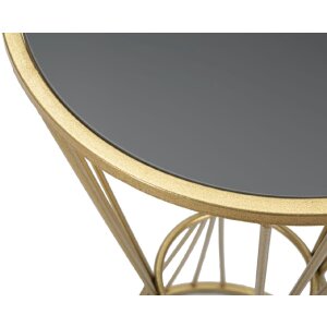 Tavolino Mauro Ferretti Super Ø 40x80 oro