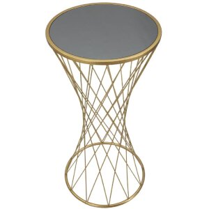Mauro Ferretti tavolino tower nuovo Ø 40x80 oro