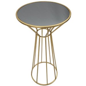 Tavolino Mauro Ferretti Simple New Ø 50x100 oro