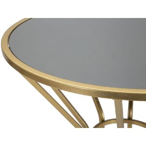 Tavolino Mauro Ferretti Simple New Ø 50x100 oro