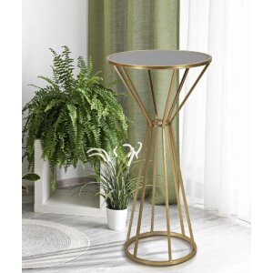 Tavolino Mauro Ferretti Simple New Ø 50x100 oro