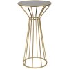 Tavolino Mauro Ferretti Simple New Ø 50x100 oro