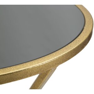 Tavolino Mauro Ferretti Simple New Ø 40x80 cm oro
