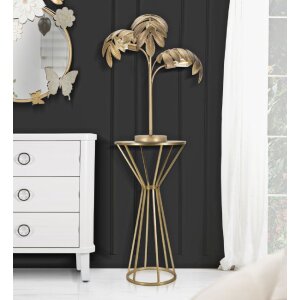 Tavolino Mauro Ferretti Simple New Ø 40x80 cm oro