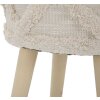 Mauro Ferretti sgabello Damasco alto Ø 32x41 cm naturale