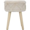 Mauro Ferretti sgabello Damasco alto Ø 32x41 cm naturale