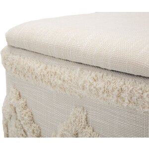 Mauro Ferretti pouf Damasco quadrato 40x40x40 cm naturale