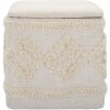 Mauro Ferretti pouf Damasco quadrato 40x40x40 cm naturale