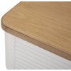 Mauro Ferretti Matera comodino 45x32x62 cm bianco marrone