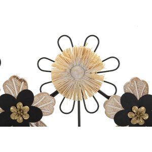 Mauro Ferretti gancio da parete 61x5,5x30,5 5 cm nero marrone
