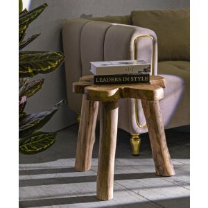 Mauro Ferretti tavolino Bintang 50x47x50 cm marrone