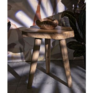 Mauro Ferretti sgabello Budut Ø 38x45 cm marrone