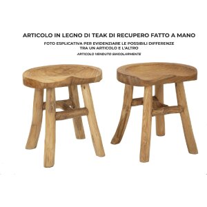 Mauro Ferretti sgabello Sel 40x32x42 cm marrone