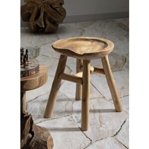 Mauro Ferretti sgabello Sel Slim 35x30x42 cm marrone