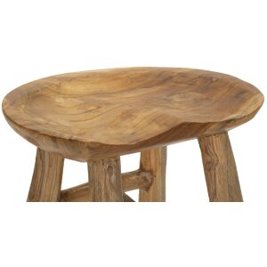 Mauro Ferretti sgabello Sel Slim 35x30x42 cm marrone