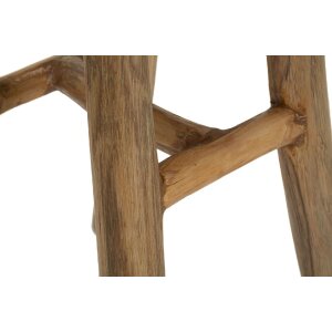 Mauro Ferretti sgabello Sel Slim 35x30x42 cm marrone
