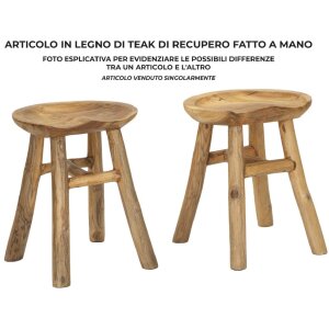 Mauro Ferretti sgabello Sel Slim 35x30x42 cm marrone