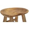 Mauro Ferretti sgabello Sel Slim 35x30x42 cm marrone