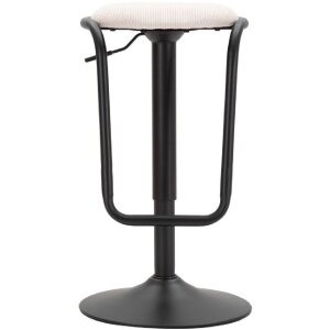 Mauro Ferretti sgabello da bar Destiny Ø 41x61-83 cm nero bianco