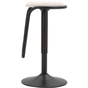 Mauro Ferretti sgabello da bar Destiny Ø 41x61-83 cm nero bianco