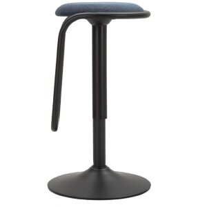 Mauro Ferretti sgabello da bar Destiny Ø 41x61-83 cm nero navy