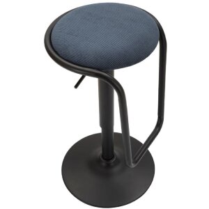 Mauro Ferretti sgabello da bar Destiny Ø 41x61-83 cm nero navy