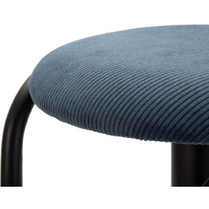 Mauro Ferretti sgabello da bar Destiny Ø 41x61-83 cm nero navy