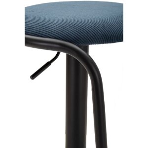 Mauro Ferretti sgabello da bar Destiny Ø 41x61-83 cm nero navy