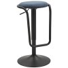 Mauro Ferretti sgabello da bar Destiny Ø 41x61-83 cm nero navy