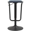 Mauro Ferretti sgabello da bar Destiny Ø 41x61-83 cm nero navy