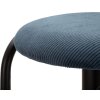 Mauro Ferretti sgabello da bar Destiny Ø 41x61-83 cm nero navy