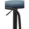 Mauro Ferretti sgabello da bar Destiny Ø 41x61-83 cm nero navy
