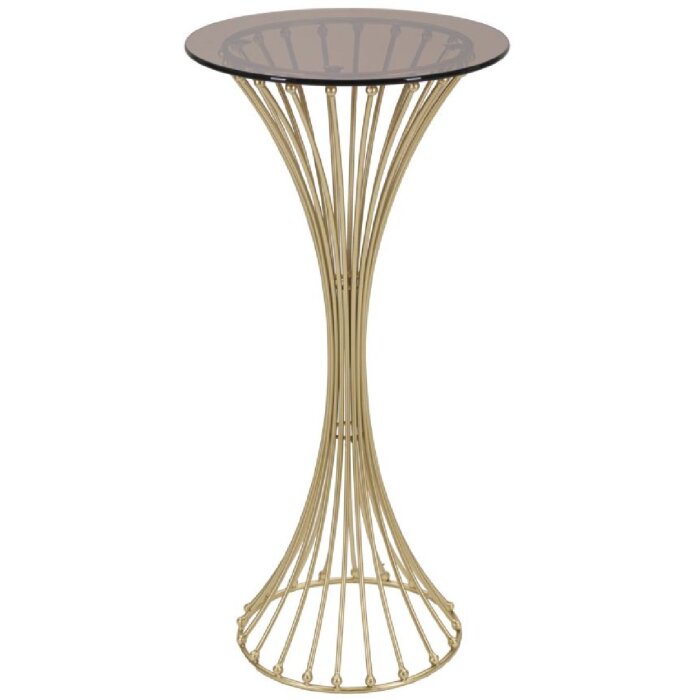 Mauro Ferretti Tavolo Centur Ø 40x82 cm oro